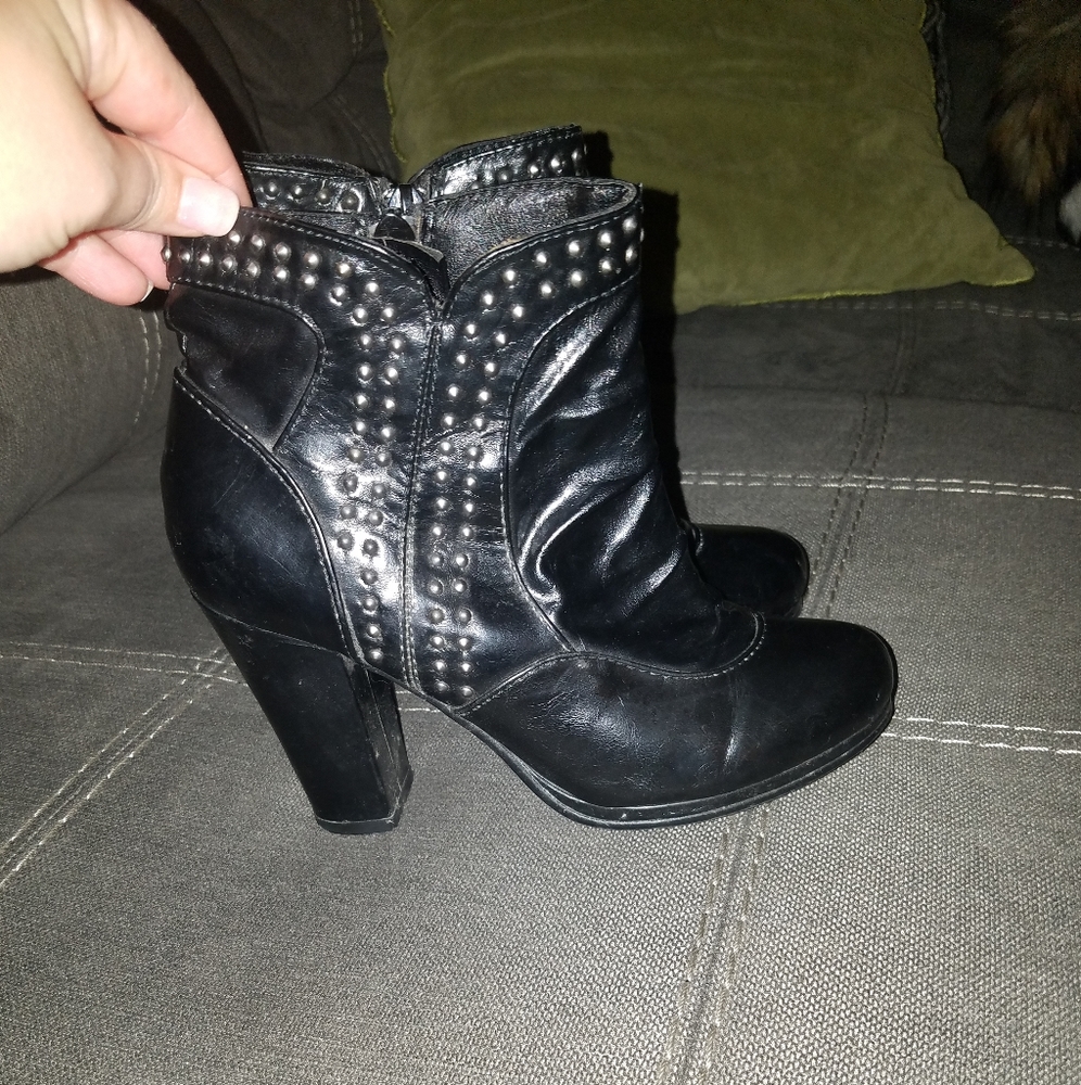 Cute Studded Ankle Booties